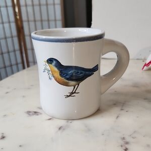 Vintage | Mary Lake Thompson Blue Bird Mug  RARE